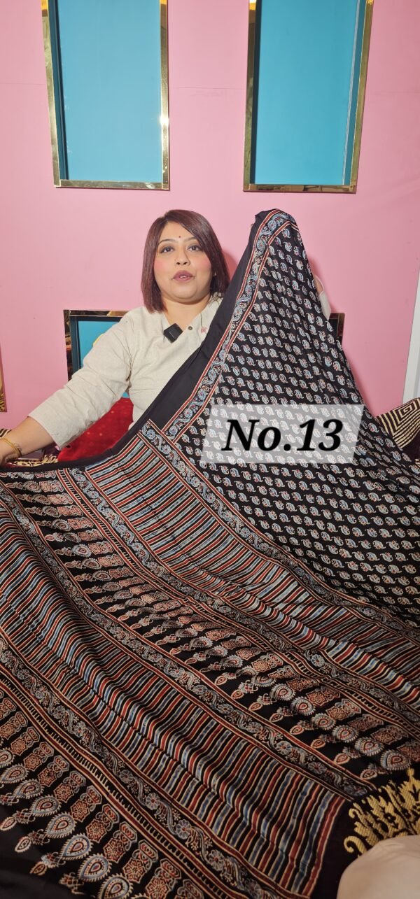 PURE MODAL SILK AJRAK (NO-13)