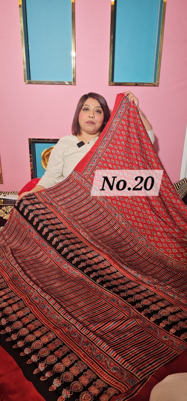 PURE MODAL SILK AJRAK (NO-20)