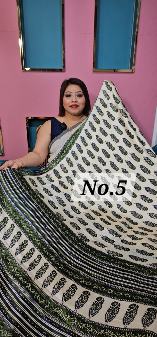 AJRAKH SATIN CRAPE (NO.5)