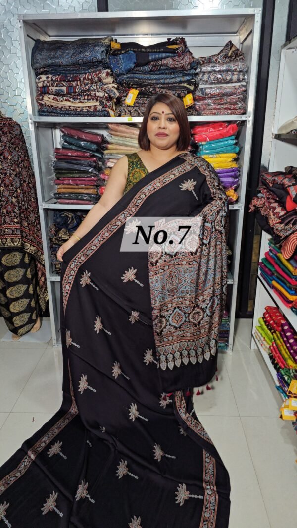 PURE MODAL SILK AJRAK {VALENTINE'S SPECIAL} (NO.7)