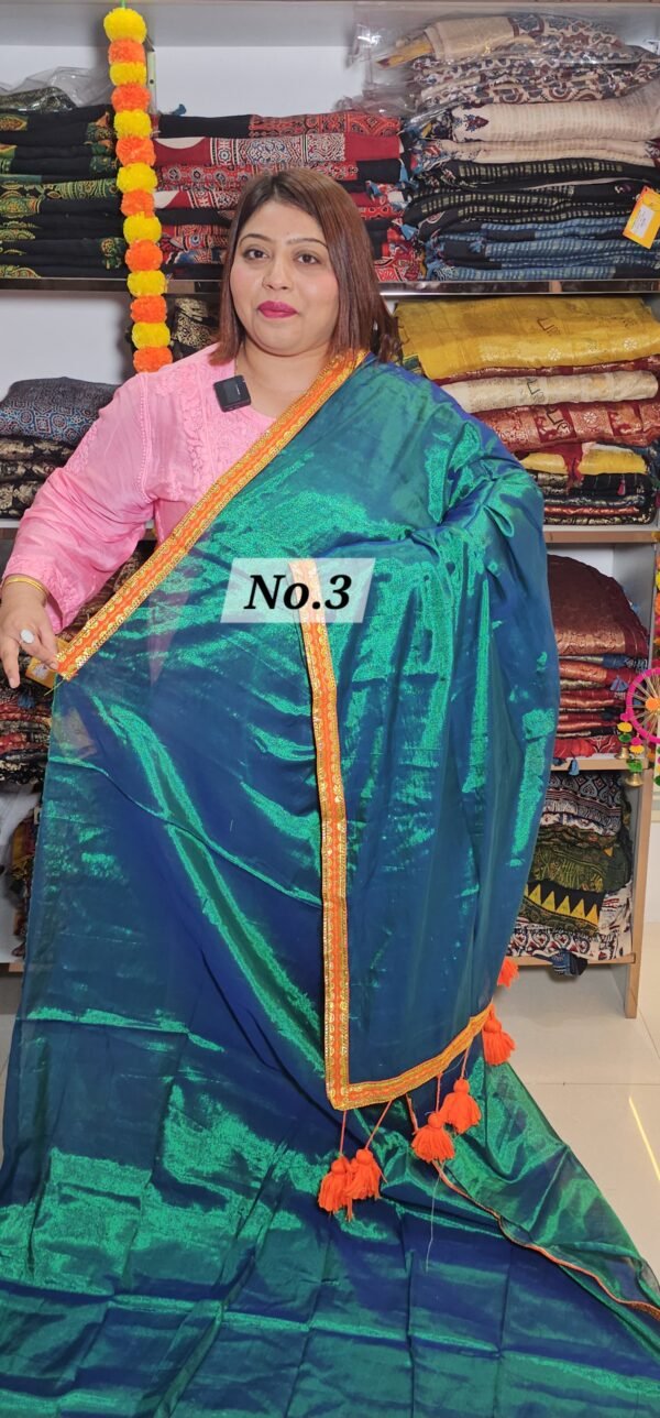 MATALLIC TISSUE SAREE (NO.3)