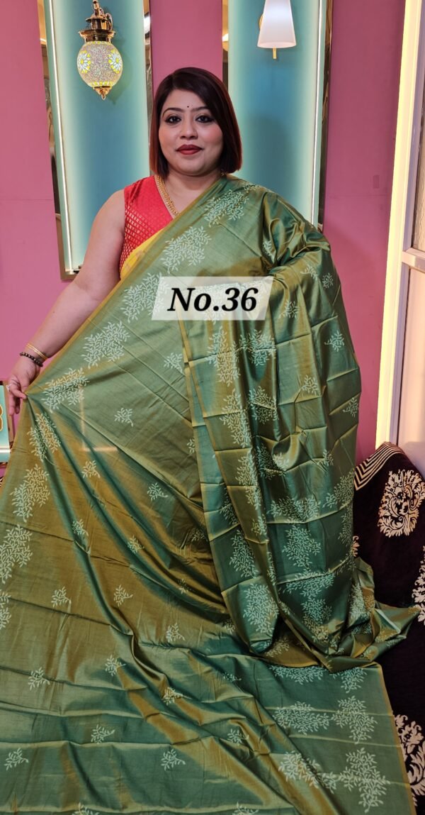 PURE SILK REPLICA SAREE (NO.36)