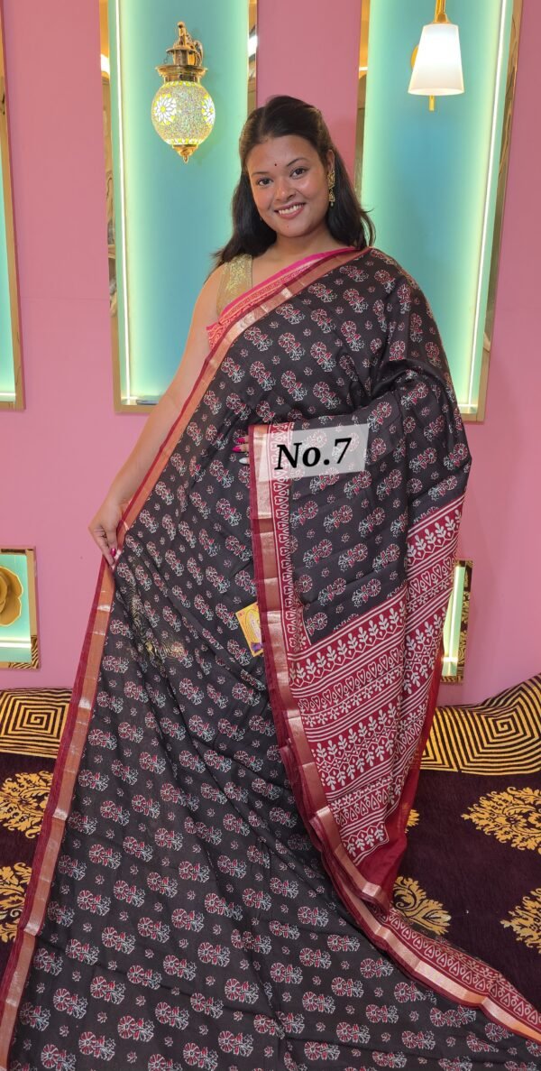 CHANDERI BLOCK PRINT (NO.7)