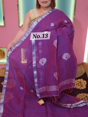 ORGANIC LINEN SAREE (NO.13)
