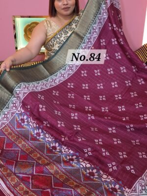 CREPE SILK SAREE (NO.84)