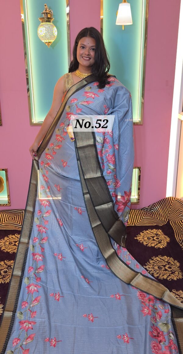 CREPE SILK SAREE (NO.52)
