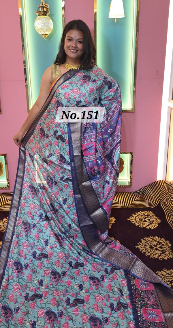 CREPE SILK SAREE (NO.151)