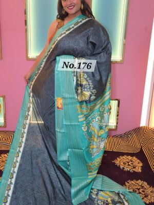 GEORGET CREPE SILK SAREE (NO.176)