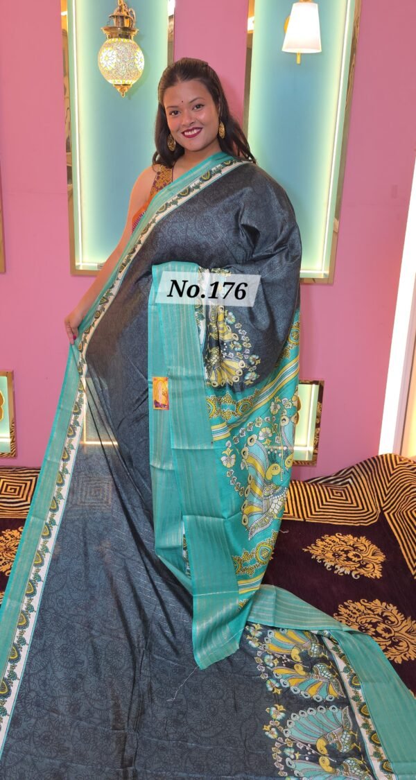 GEORGET CREPE SILK SAREE (NO.176)