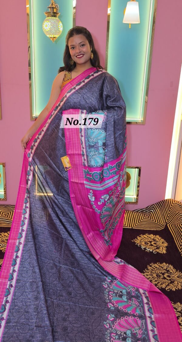 GEORGET CREPE SILK SAREE (NO.179)