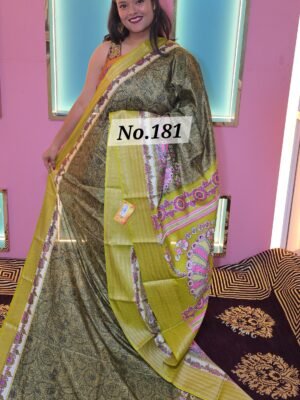GEORGET CREPE SILK SAREE (NO.181)