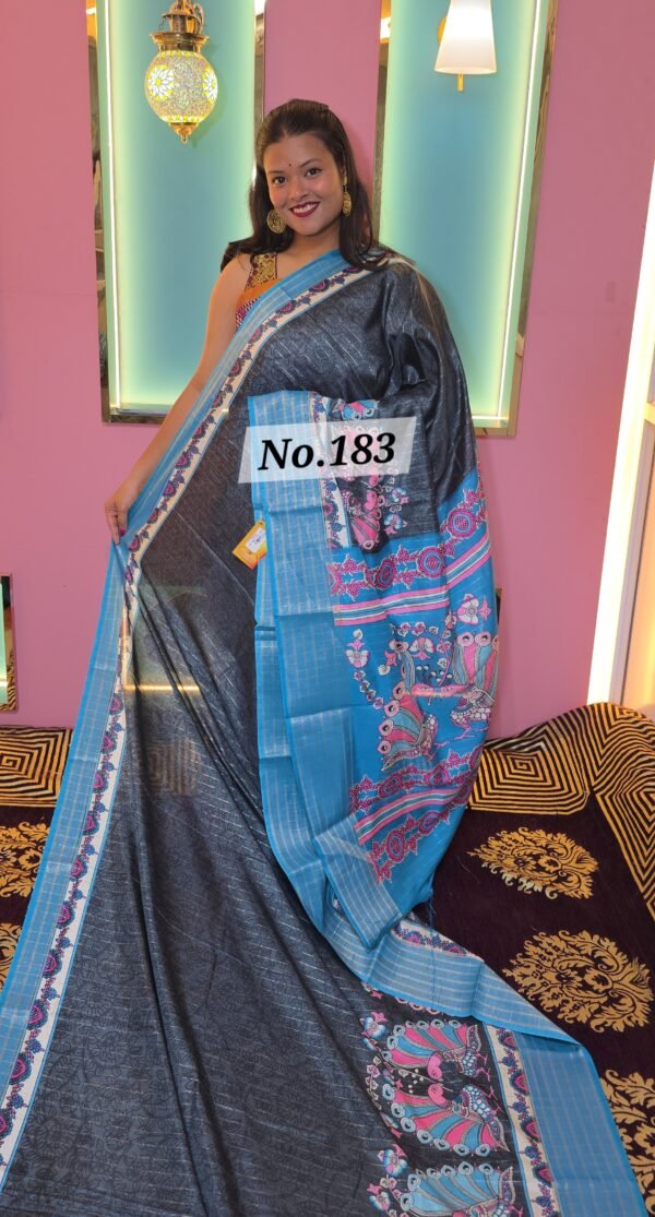 GEORGET CREPE SILK SAREE (NO.183)