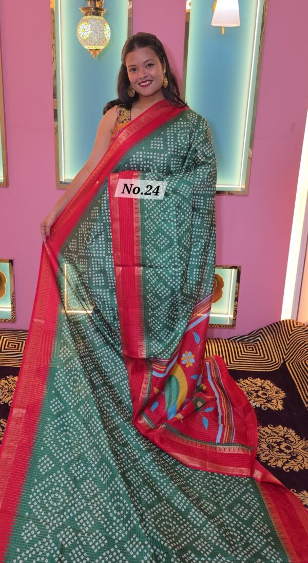 SOFT SILK WEAVING SAREE (NO.24)