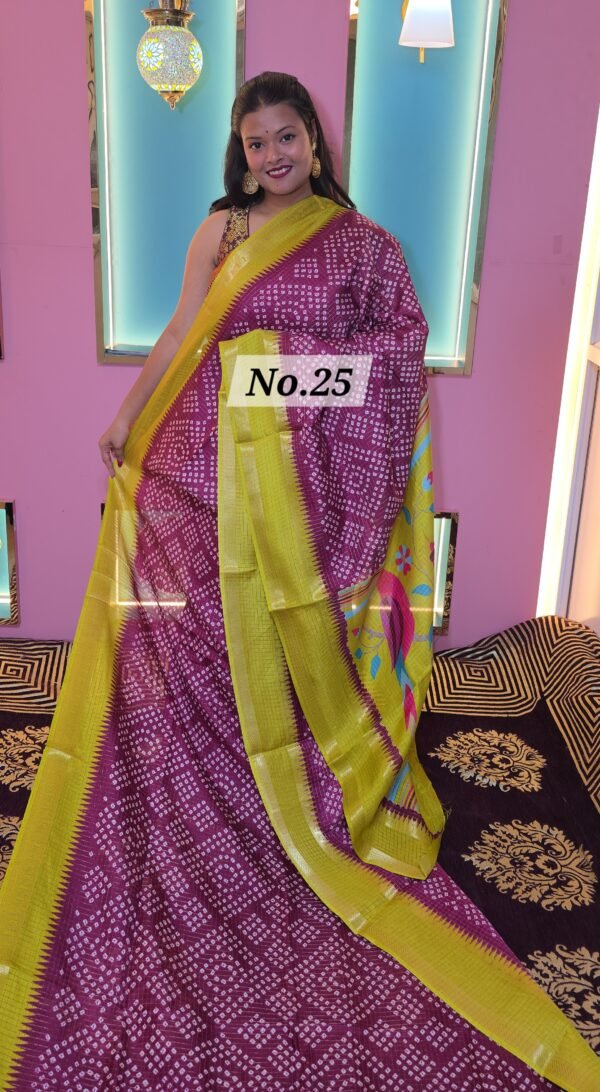 SOFT SILK WEAVING SAREE (NO.25)