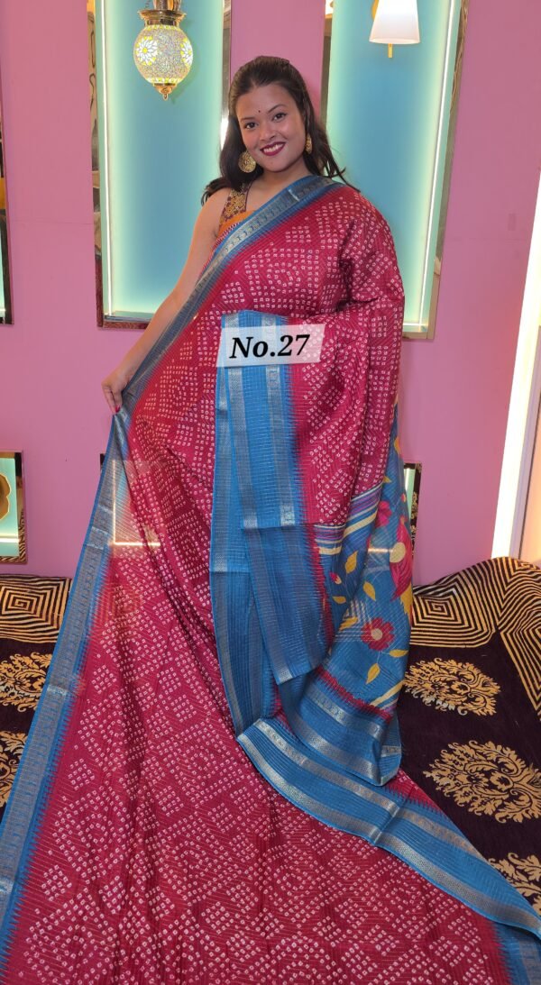 SALE-SOFT SILK WEAVING SAREE (NO.27)