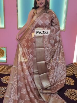 CREPE SILK SAREE (NO.195)