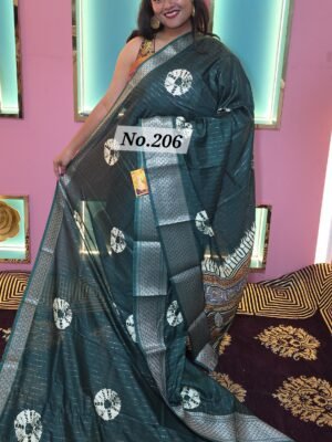 CREPE SILK SAREE (NO.206)