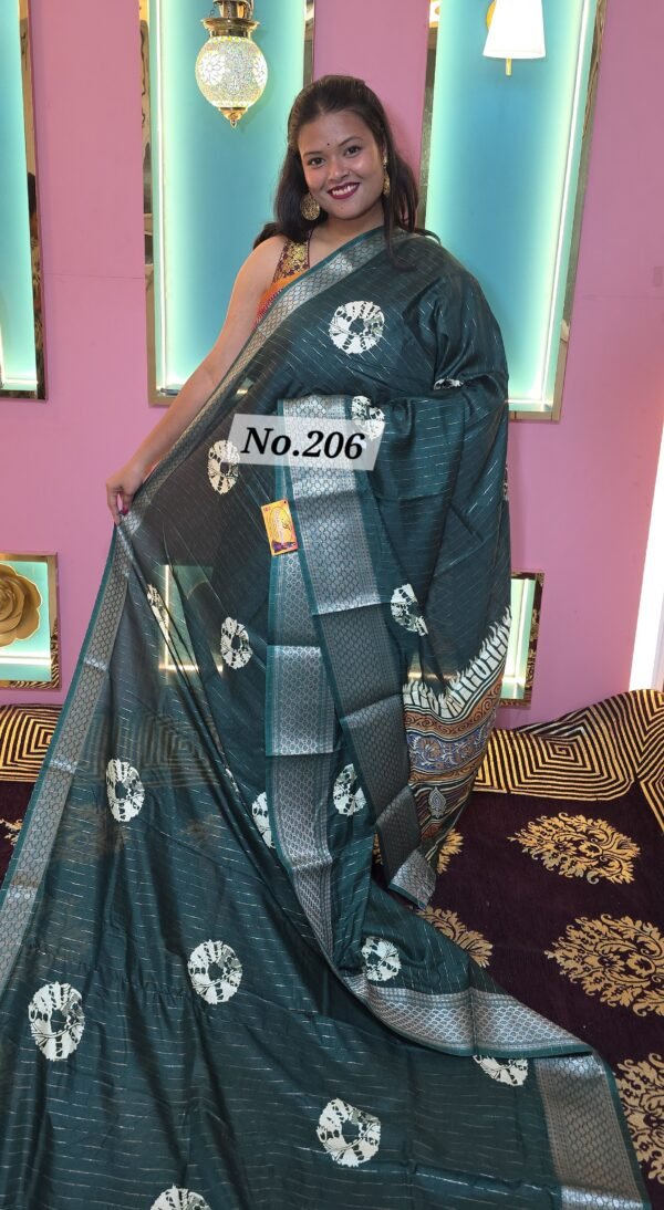 CREPE SILK SAREE (NO.206)