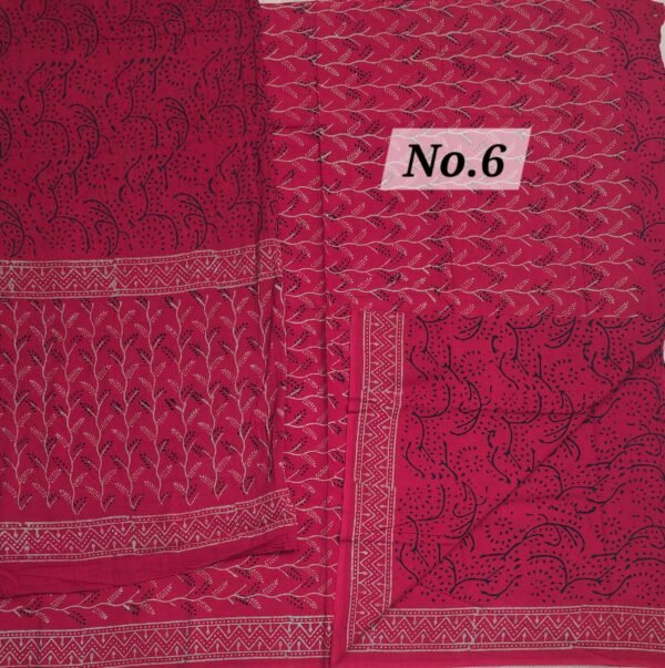 HANDBLOCK DRESS MATERIAL (NO.6)