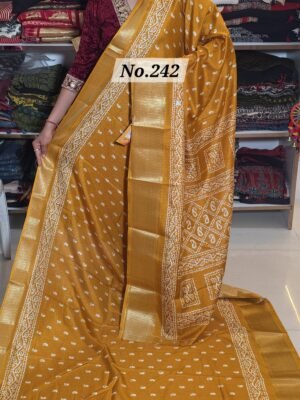 CREPE SILK SAREE (NO.242)