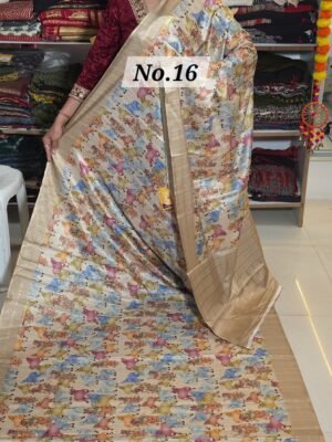 KALAMKARI SATIN CREPE (NO.16)