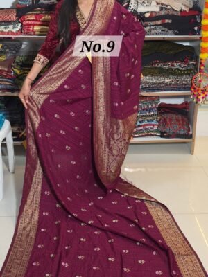JAQUARD CREPE BANARSI (NO.9)