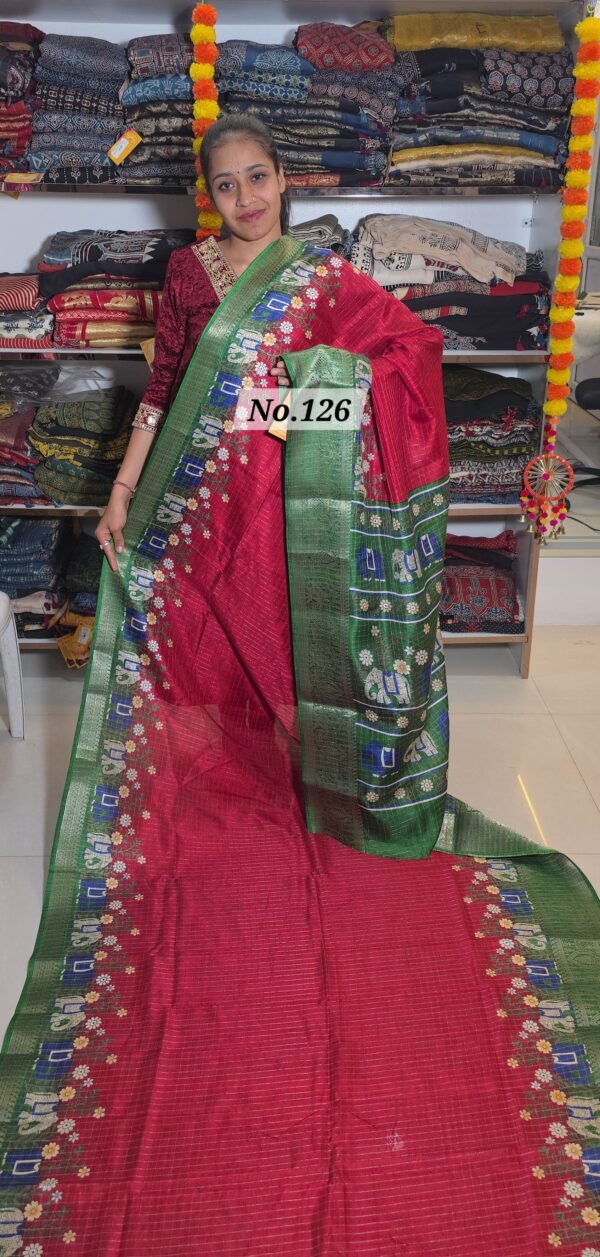CREPE SILK SAREE (NO.126)