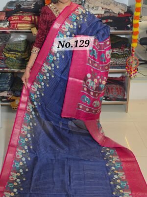 CREPE SILK SAREE (NO.129)