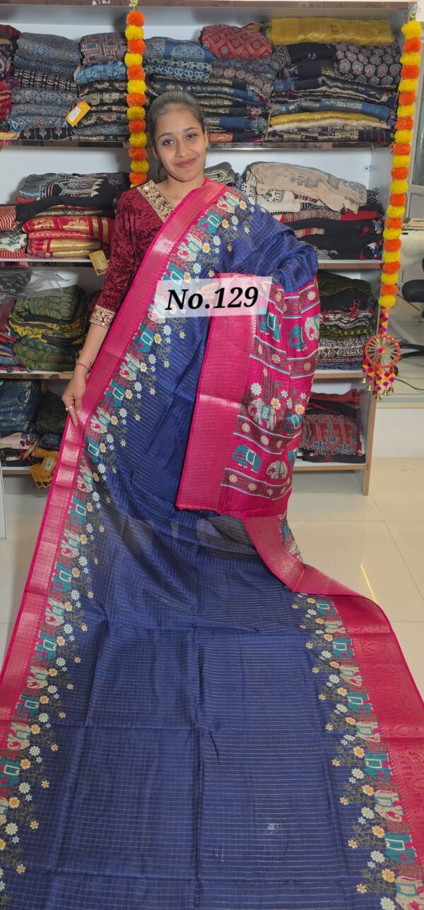 CREPE SILK SAREE (NO.129)