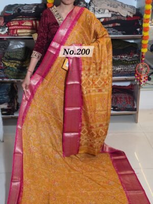 CREPE SILK SAREE (NO.200)