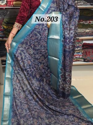 CREPE SILK SAREE (NO.203)