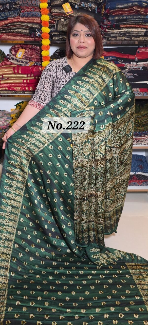 CREPE SILK SAREE (NO.222)