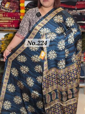 CREPE SILK SAREE (NO.224)