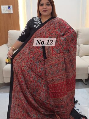 PURE MODAL SILK AJRAK (NO.12)