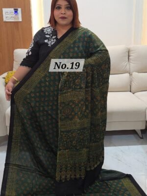 PURE MODAL SILK AJRAK (NO.19)