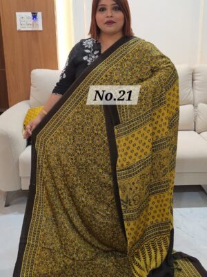 PURE MODAL SILK AJRAK (NO.21)