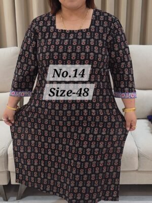 READY KURTI COTTON {SIZE-48} (NO.14)
