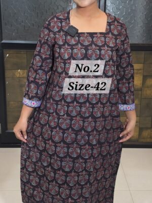 READY KURTI COTTON {SIZE-42} (NO.2)