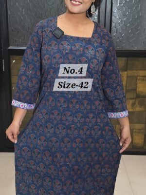 READY KURTI COTTON {SIZE-42} (NO.4)