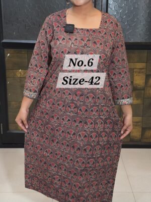 READY KURTI COTTON {SIZE-42} (NO.6)