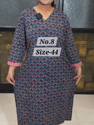 READY KURTI COTTON {SIZE-44} (NO.8)
