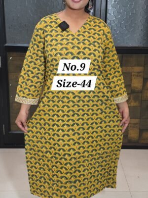 READY KURTI COTTON {SIZE-44} (NO.9)