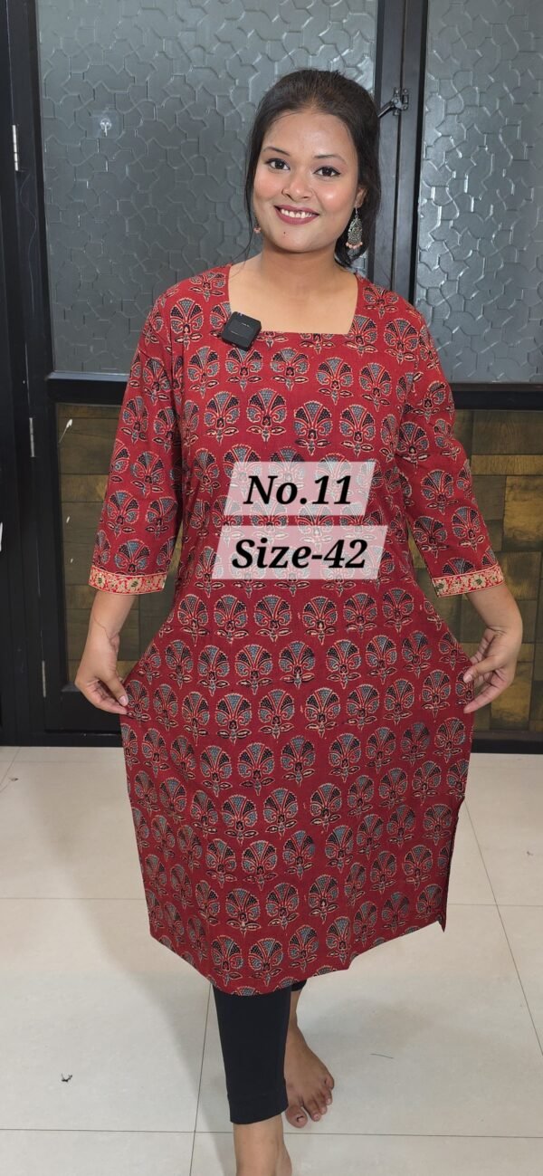 READY KURTI COTTON {SIZE-42} (NO.11)