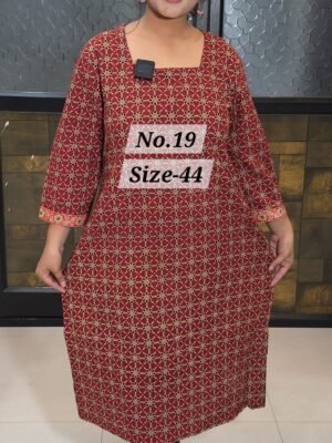 READY KURTI COTTON {SIZE-44} (NO.19)