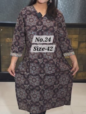 READY KURTI COTTON {SIZE-42} (NO.24)