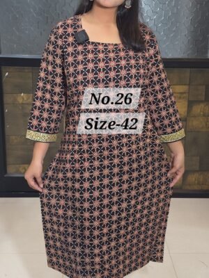 READY KURTI COTTON {SIZE-42} (NO.26)