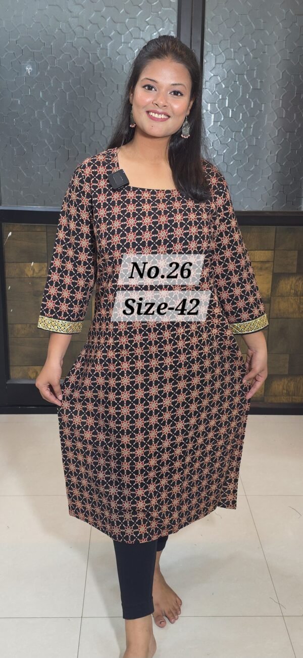 READY KURTI COTTON {SIZE-42} (NO.26)