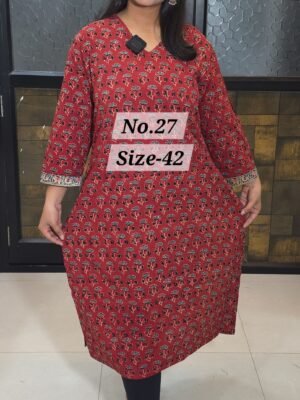 READY KURTI COTTON {SIZE-42} (NO.27)