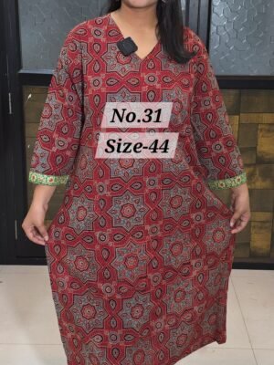 READY KURTI COTTON {SIZE-44} (NO.31)