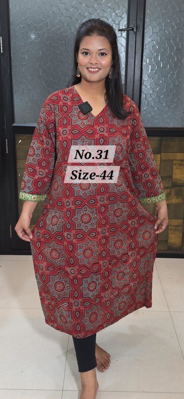 READY KURTI COTTON {SIZE-44} (NO.31)